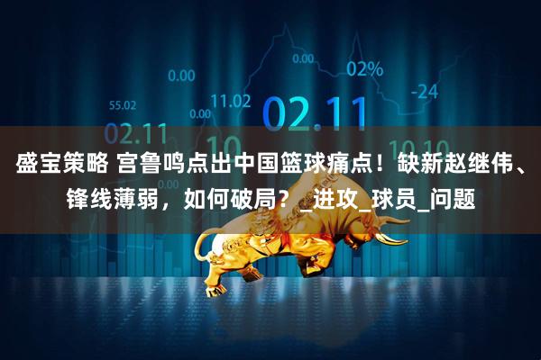 盛宝策略 宫鲁鸣点出中国篮球痛点！缺新赵继伟、锋线薄弱，如何破局？_进攻_球员_问题